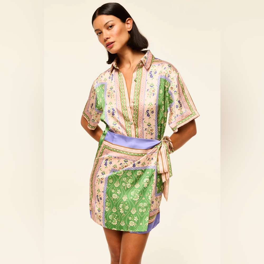 Misa Los Angeles Floral Mini Dress